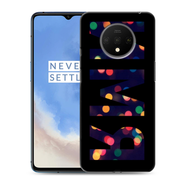 Силиконовый чехол на OnePlus 7T с принтом ИМЯ