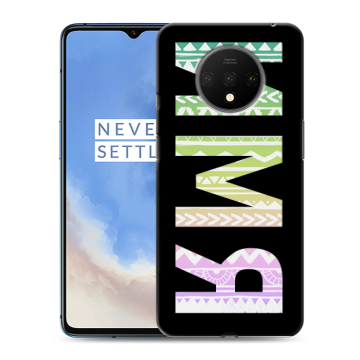 Силиконовый чехол на OnePlus 7T с принтом ИМЯ
