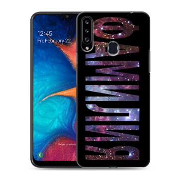 Силиконовый чехол на Samsung Galaxy A20s с принтом ФАМИЛИЯ
