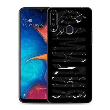 Силиконовый чехол на Samsung Galaxy A20s с принтом ФАМИЛИЯ