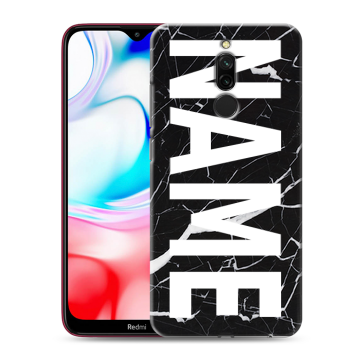 Силиконовый чехол на Xiaomi RedMi 8 с принтом NAME