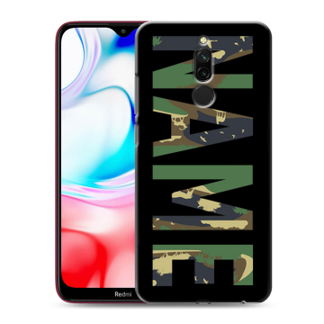 Силиконовый чехол на Xiaomi RedMi 8 с принтом NAME