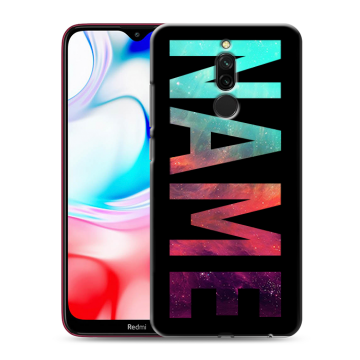 Силиконовый чехол на Xiaomi RedMi 8 с принтом NAME