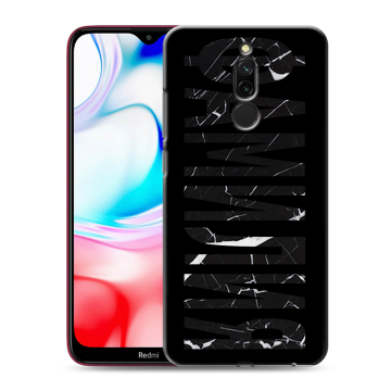 Силиконовый чехол на Xiaomi RedMi 8 с принтом ФАМИЛИЯ
