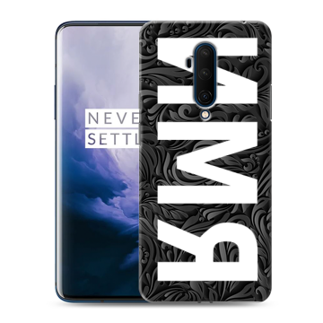 Силиконовый чехол на OnePlus 7T Pro с принтом ИМЯ