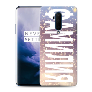 Силиконовый чехол на OnePlus 7T Pro с принтом ФАМИЛИЯ