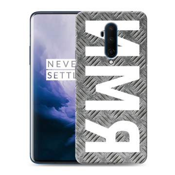 Силиконовый чехол на OnePlus 7T Pro с принтом ИМЯ