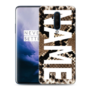 Силиконовый чехол на OnePlus 7T Pro с принтом NAME