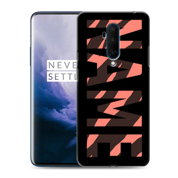 Силиконовый чехол на OnePlus 7T Pro с принтом NAME