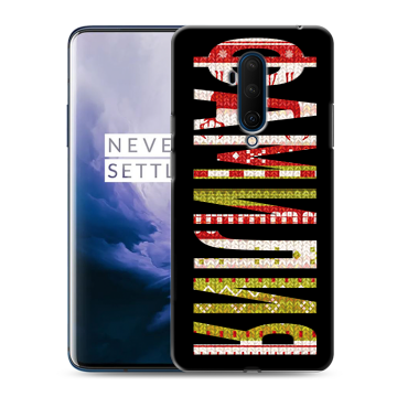 Силиконовый чехол на OnePlus 7T Pro с принтом ФАМИЛИЯ