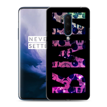 Силиконовый чехол на OnePlus 7T Pro с принтом ИМЯ