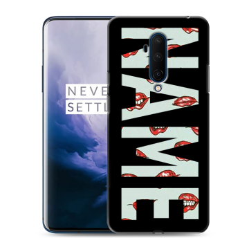 Силиконовый чехол на OnePlus 7T Pro с принтом NAME