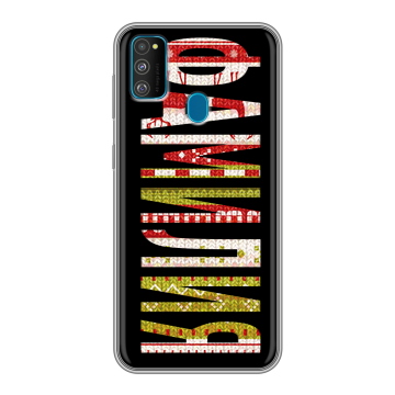 Силиконовый чехол на Samsung Galaxy M30s с принтом ФАМИЛИЯ