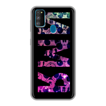 Силиконовый чехол на Samsung Galaxy M30s с принтом ИМЯ