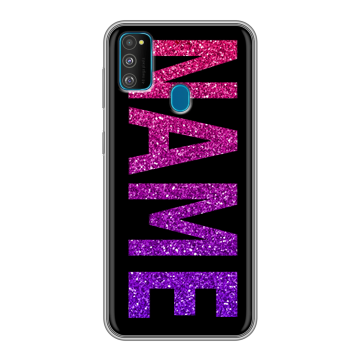 Силиконовый чехол на Samsung Galaxy M30s с принтом NAME