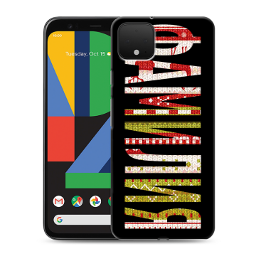 Силиконовый чехол на Google Pixel 4 XL с принтом ФАМИЛИЯ