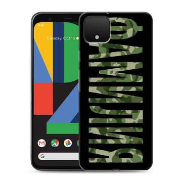 Силиконовый чехол на Google Pixel 4 XL с принтом ФАМИЛИЯ