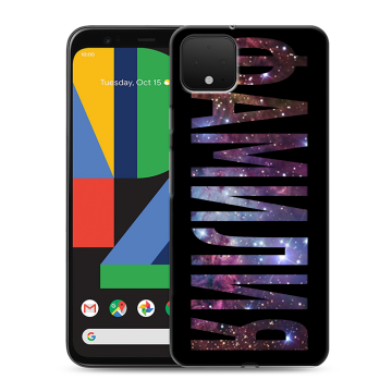 Силиконовый чехол на Google Pixel 4 XL с принтом ФАМИЛИЯ