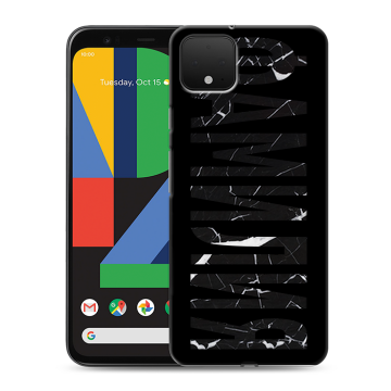 Силиконовый чехол на Google Pixel 4 XL с принтом ФАМИЛИЯ