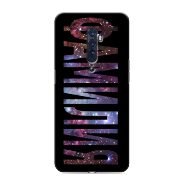 Силиконовый чехол на OPPO Reno2 с принтом ФАМИЛИЯ
