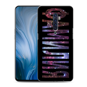 Силиконовый противоударный чехол на OPPO Reno2 Z с принтом ФАМИЛИЯ