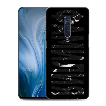 Силиконовый противоударный чехол на OPPO Reno2 Z с принтом ФАМИЛИЯ