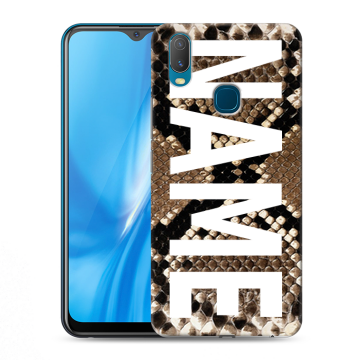 Силиконовый чехол на Vivo Y11 с принтом NAME