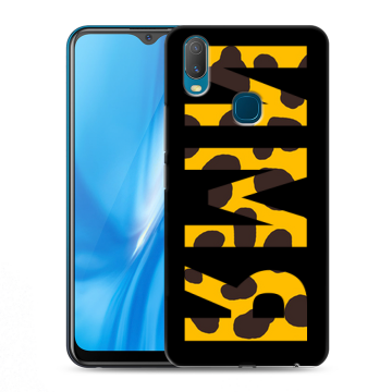 Силиконовый чехол на Vivo Y11 с принтом ИМЯ