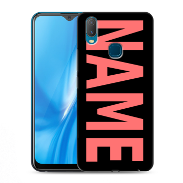 Силиконовый чехол на Vivo Y11 с принтом NAME