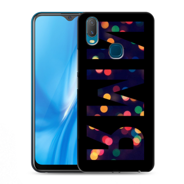 Силиконовый чехол на Vivo Y11 с принтом ИМЯ