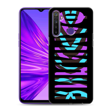 Силиконовый чехол на Realme 5 с принтом ФАМИЛИЯ