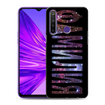 Силиконовый чехол на Realme 5 с принтом ФАМИЛИЯ