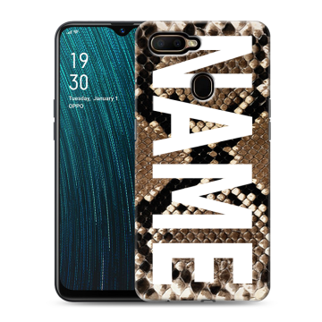Силиконовый чехол на OPPO A5s с принтом NAME