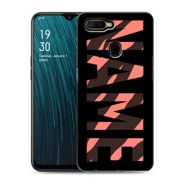 Силиконовый чехол на OPPO A5s с принтом NAME