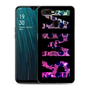 Силиконовый чехол на OPPO A5s с принтом ИМЯ