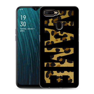 Силиконовый чехол на OPPO A5s с принтом NAME
