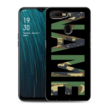 Силиконовый чехол на OPPO A5s с принтом NAME