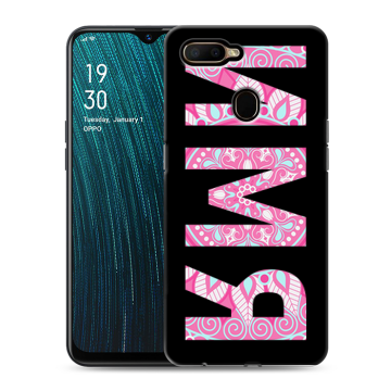 Силиконовый чехол на OPPO A5s с принтом ИМЯ