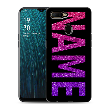 Силиконовый чехол на OPPO A5s с принтом NAME