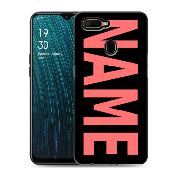 Силиконовый чехол на OPPO A5s с принтом NAME