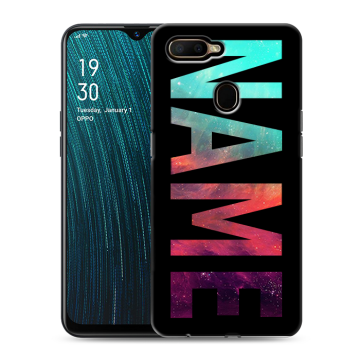 Силиконовый чехол на OPPO A5s с принтом NAME