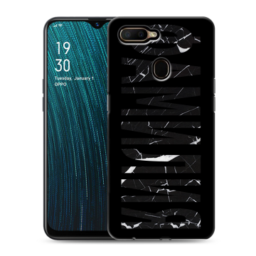 Силиконовый чехол на OPPO A5s с принтом ФАМИЛИЯ
