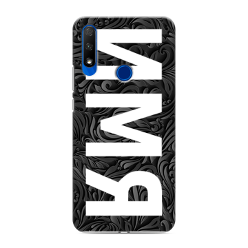 Силиконовый противоударный чехол на Huawei Honor 9X с принтом ИМЯ