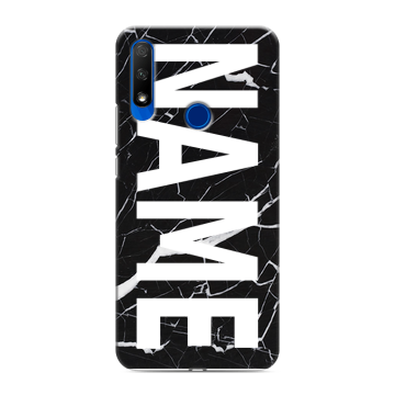 Силиконовый противоударный чехол на Huawei Honor 9X с принтом NAME