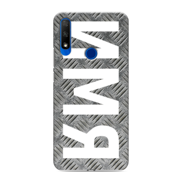 Силиконовый противоударный чехол на Huawei Honor 9X с принтом ИМЯ