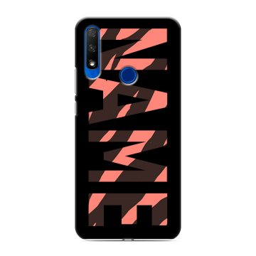 Силиконовый противоударный чехол на Huawei Honor 9X с принтом NAME