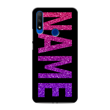 Силиконовый противоударный чехол на Huawei Honor 9X с принтом NAME