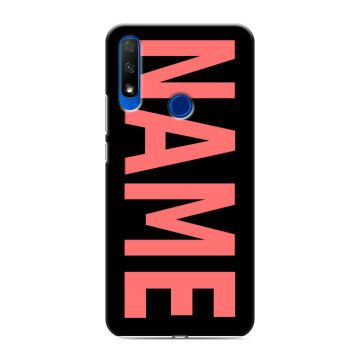 Силиконовый противоударный чехол на Huawei Honor 9X с принтом NAME