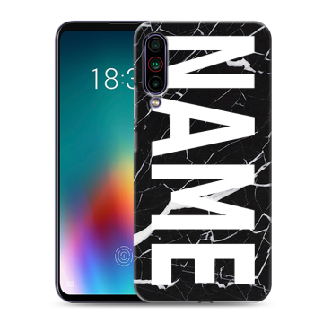 Силиконовый чехол на Meizu 16T с принтом NAME