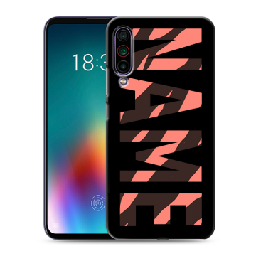 Силиконовый чехол на Meizu 16T с принтом NAME